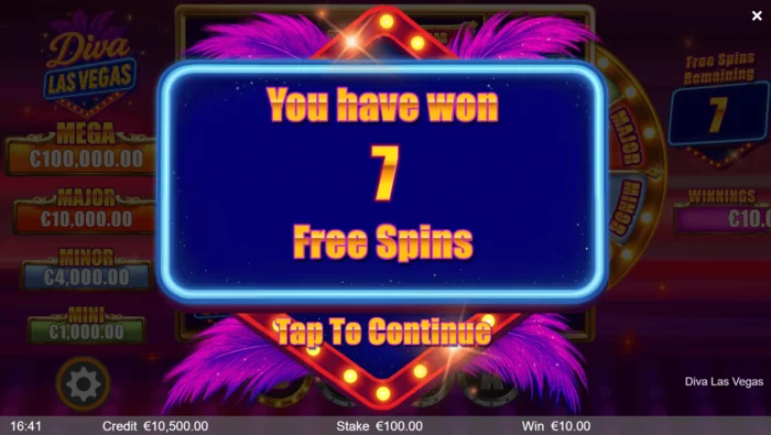 Diva Las Vegas - lansarea rotirilor gratuite bonus